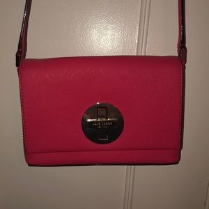 pink Kate Spade crossbody bag